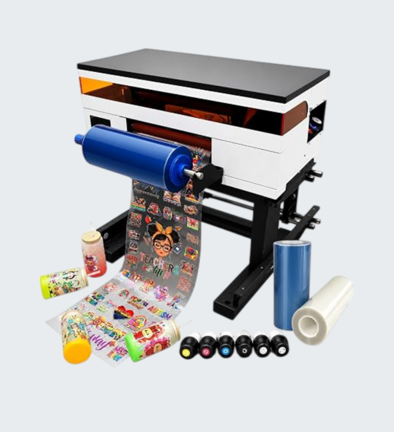 High-Speed A3 UV DTF All-in-One Printer – No Laminator Needed