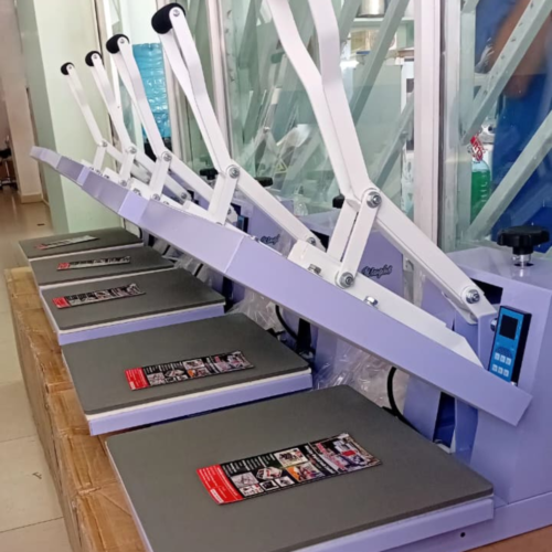 38×38 cm Flatbed Heat Press Machine | T‑Shirt & DTF Press |